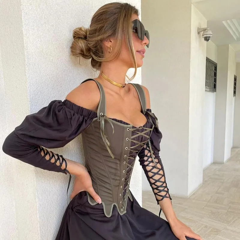 21 KARINA Lace Up Corset