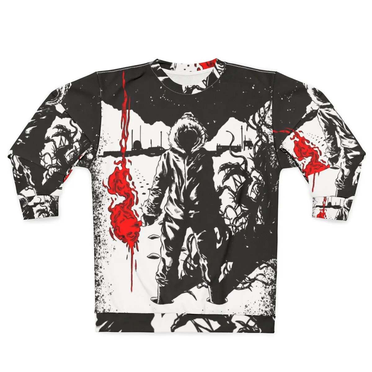 80s Horror Classic "The Thing" Flare Sweatshirt