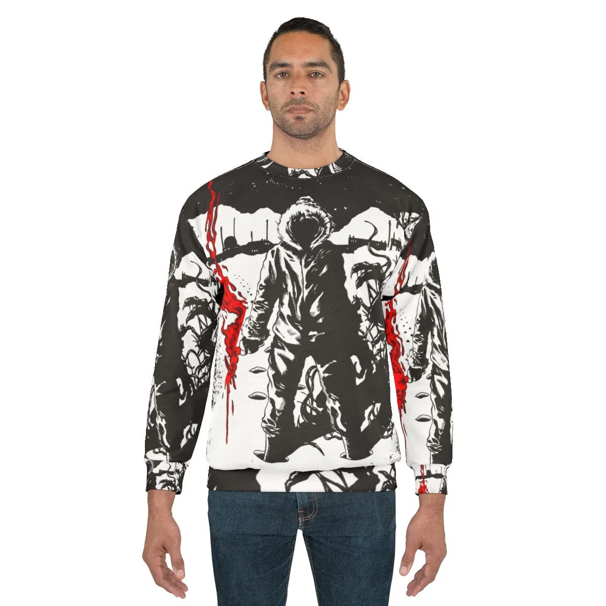80s Horror Classic "The Thing" Flare Sweatshirt