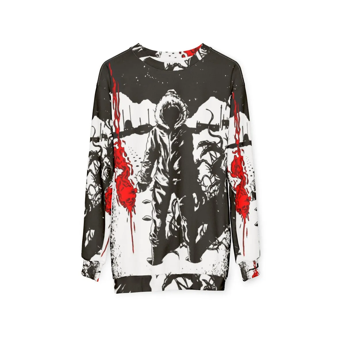80s Horror Classic "The Thing" Flare Sweatshirt