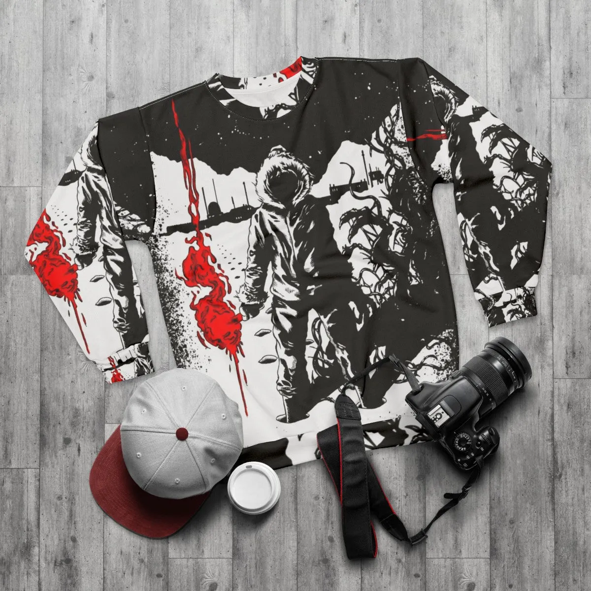 80s Horror Classic "The Thing" Flare Sweatshirt