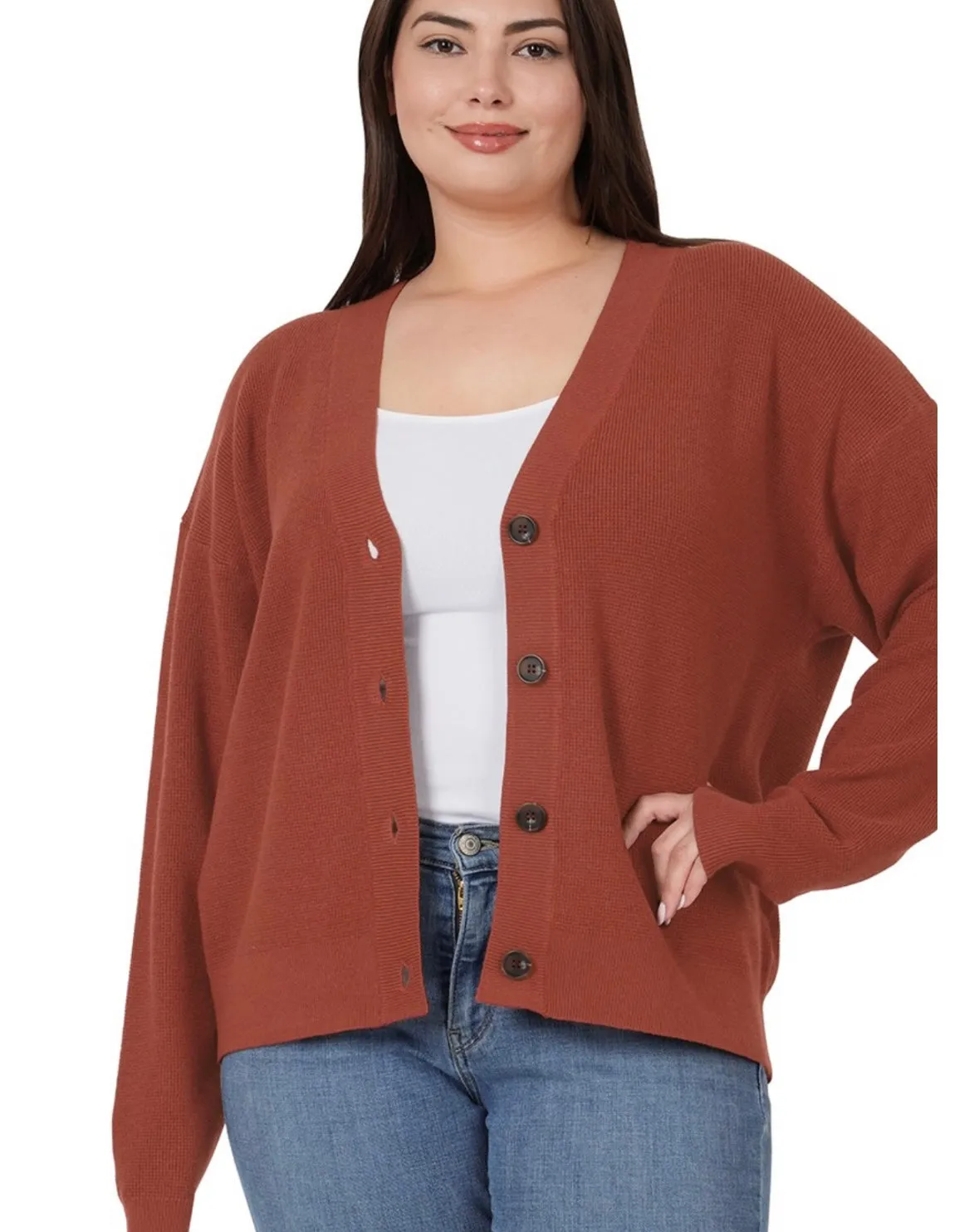 A Curvy Library Cardigan