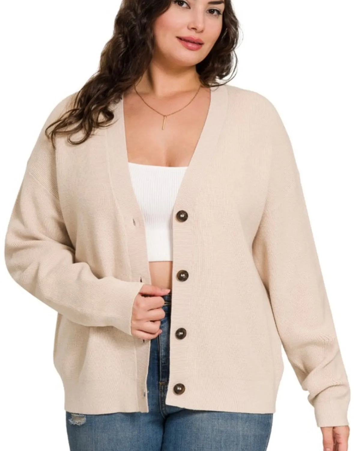 A Curvy Library Cardigan
