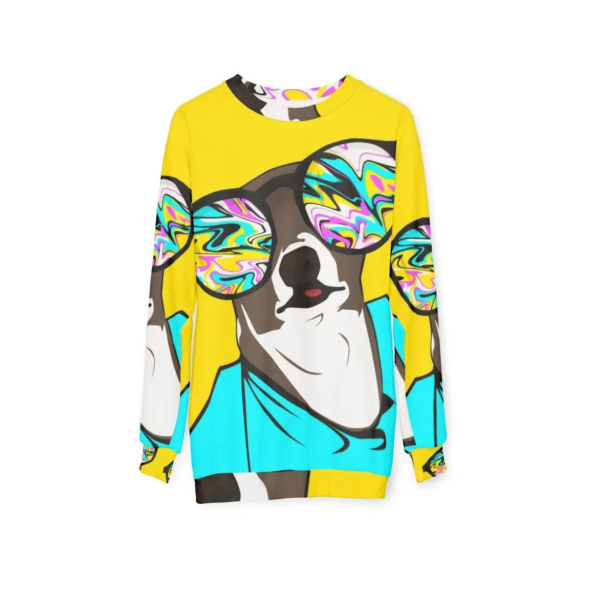 Adorable Kermit the Dog Graphic Sweatshirt