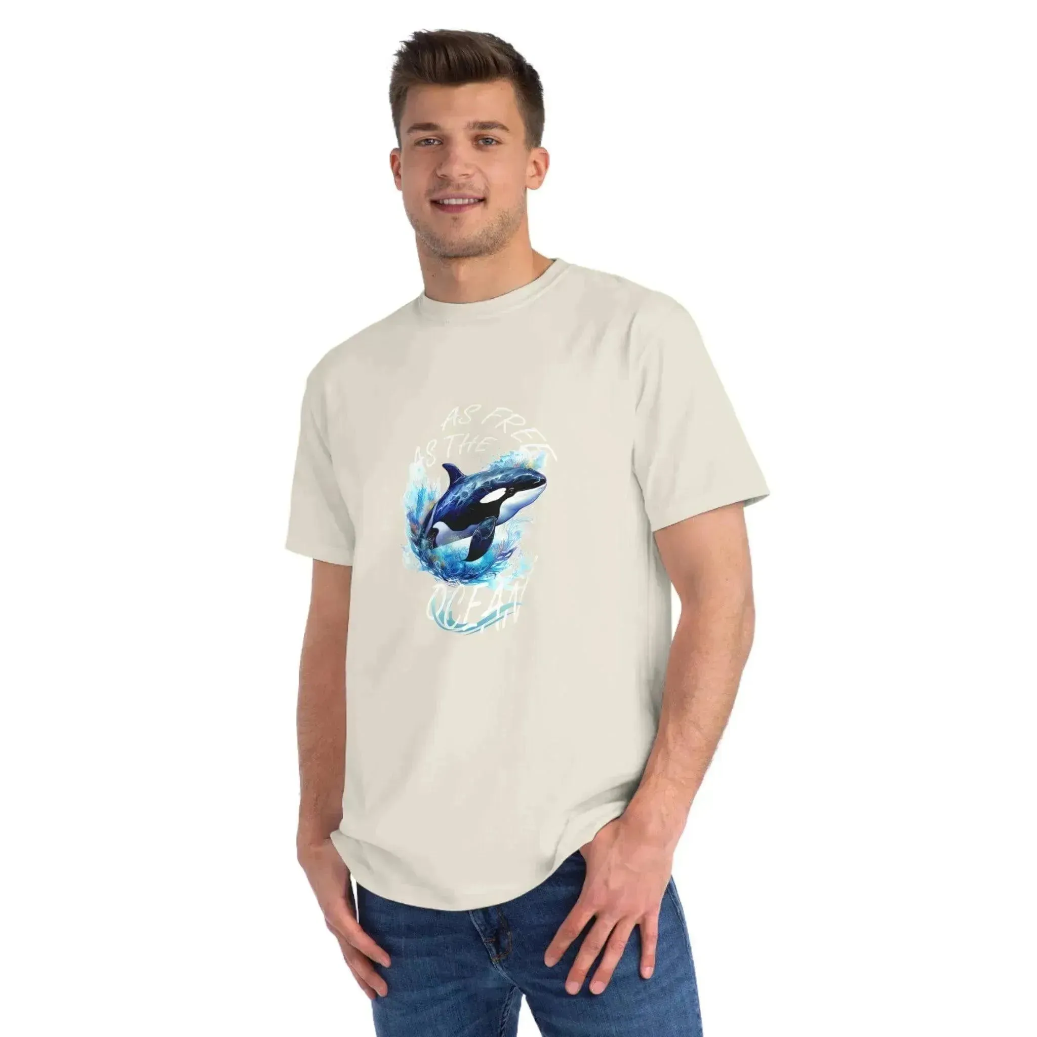 Aesthetic Ocean Dolphin Organic Unisex Classic T-Shirt