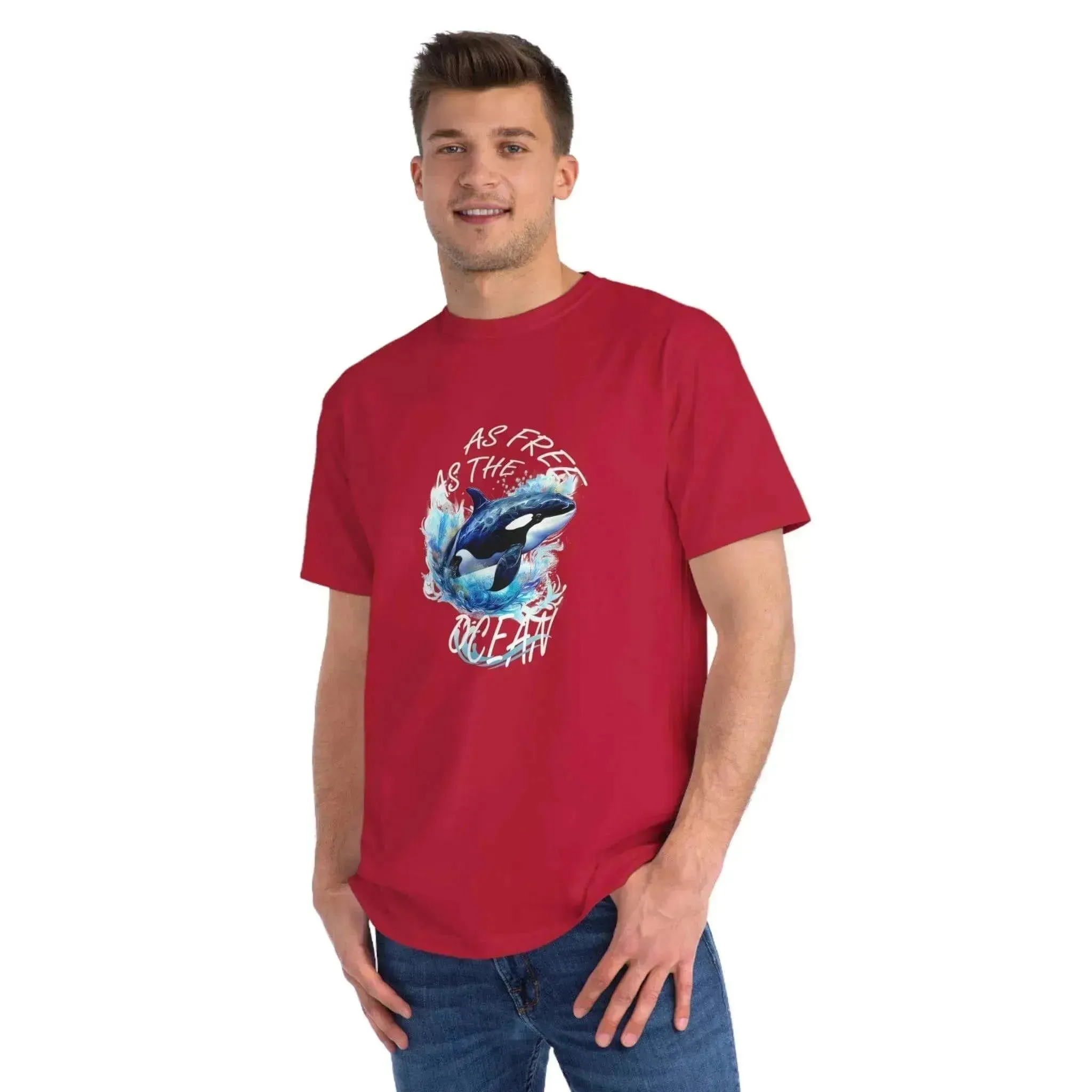 Aesthetic Ocean Dolphin Organic Unisex Classic T-Shirt