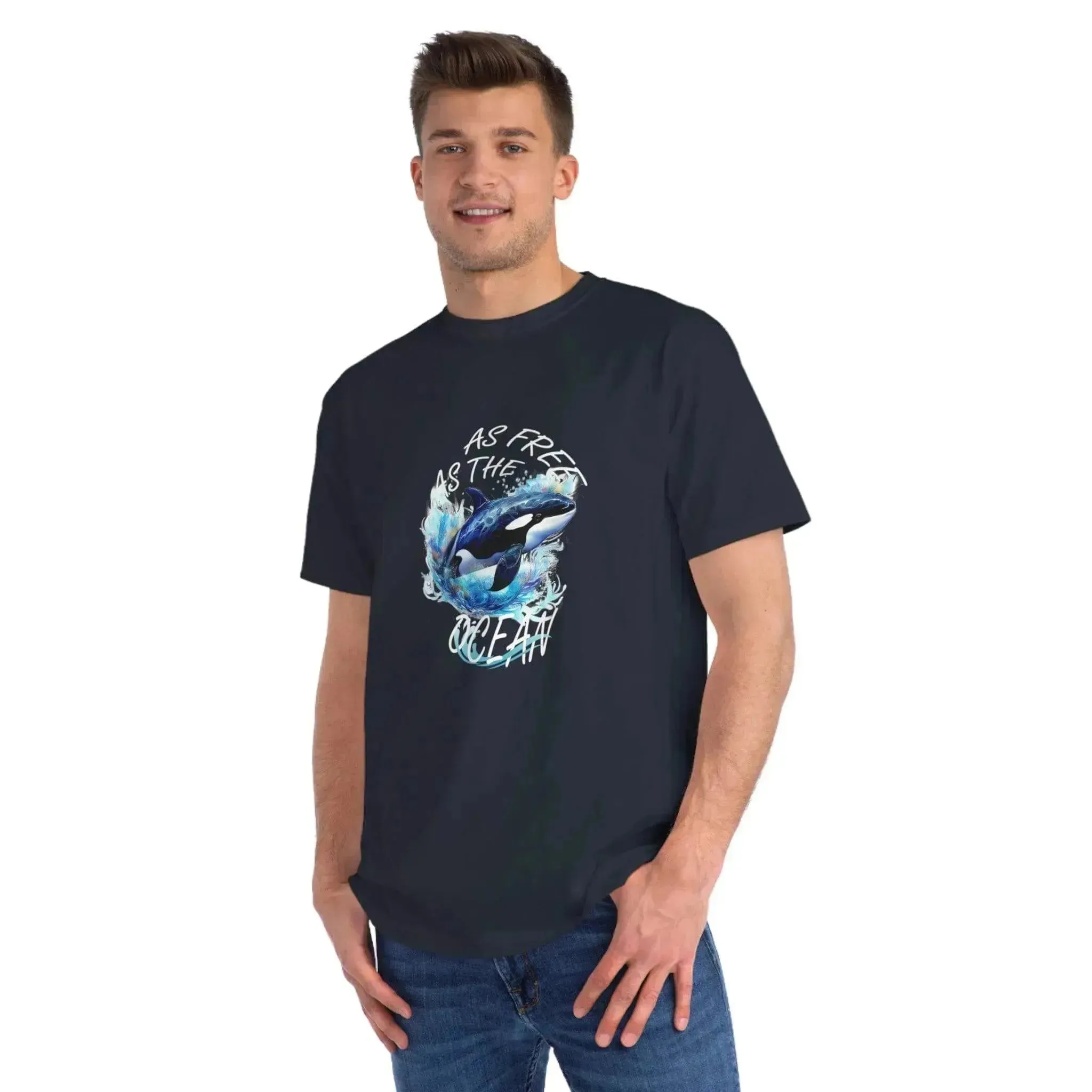 Aesthetic Ocean Dolphin Organic Unisex Classic T-Shirt