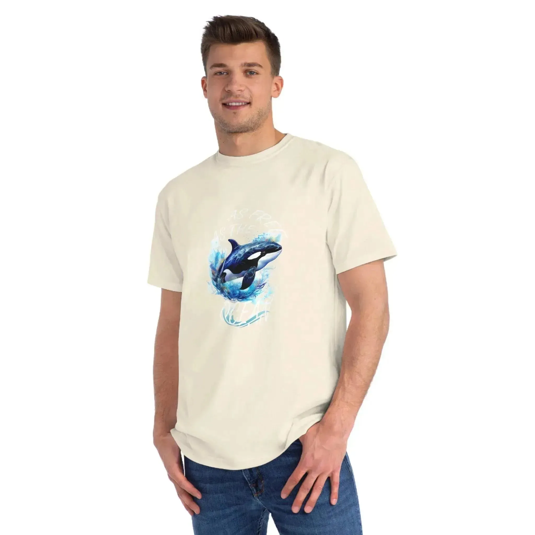Aesthetic Ocean Dolphin Organic Unisex Classic T-Shirt