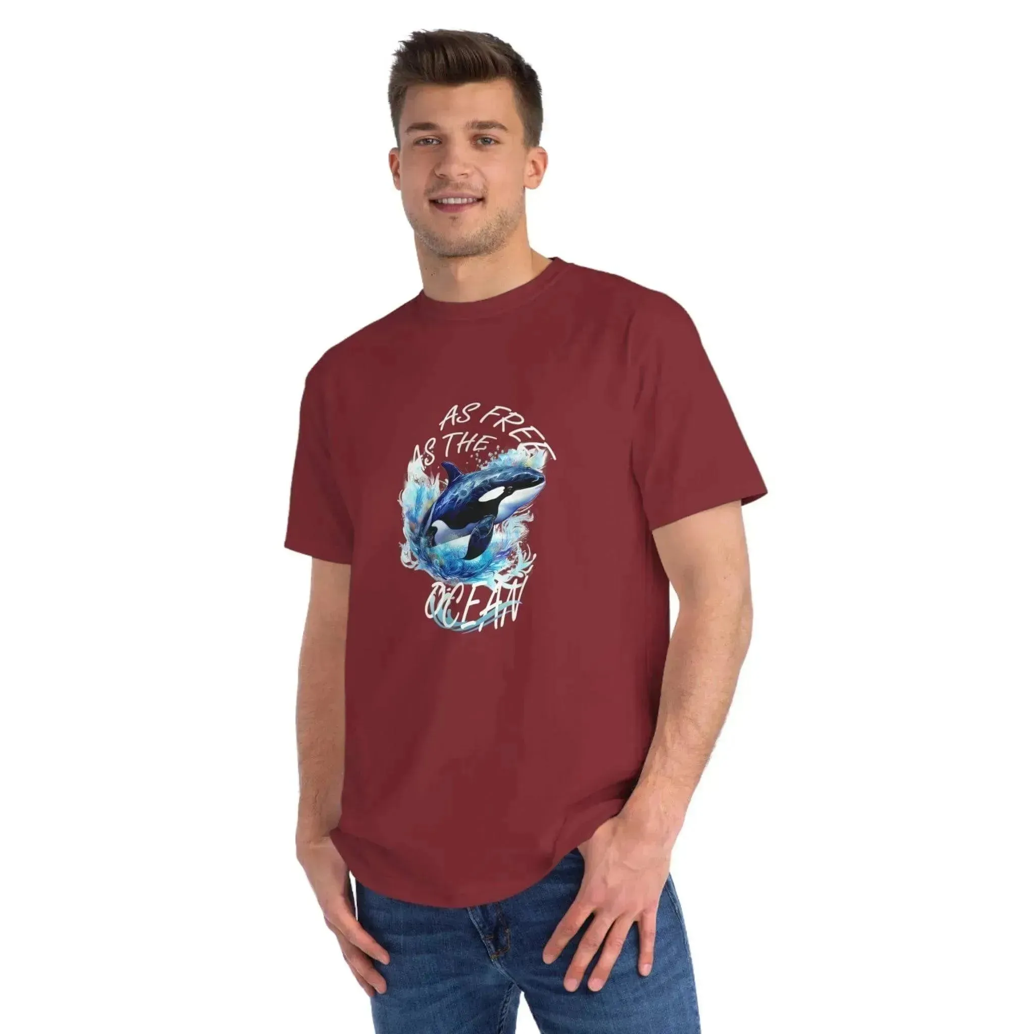 Aesthetic Ocean Dolphin Organic Unisex Classic T-Shirt