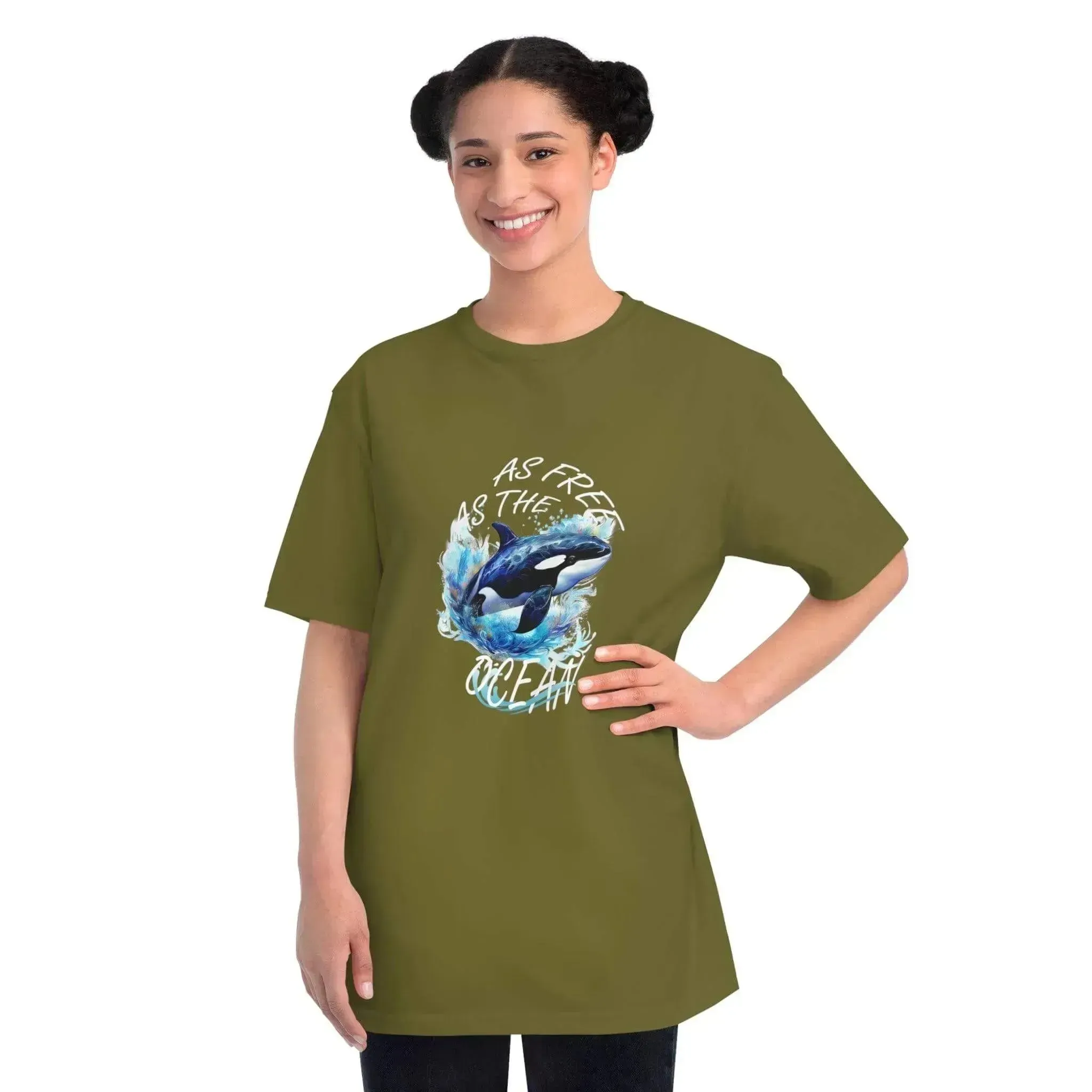 Aesthetic Ocean Dolphin Organic Unisex Classic T-Shirt