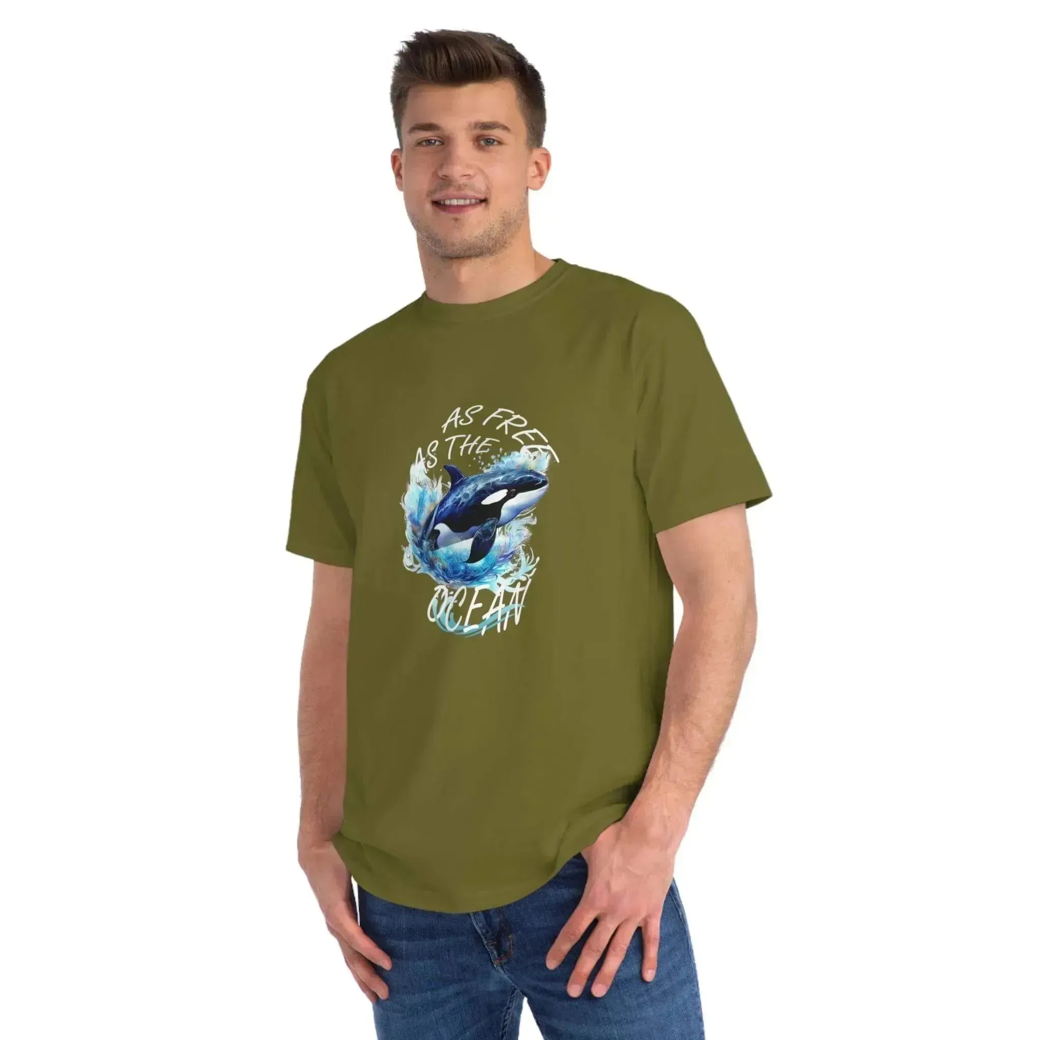 Aesthetic Ocean Dolphin Organic Unisex Classic T-Shirt