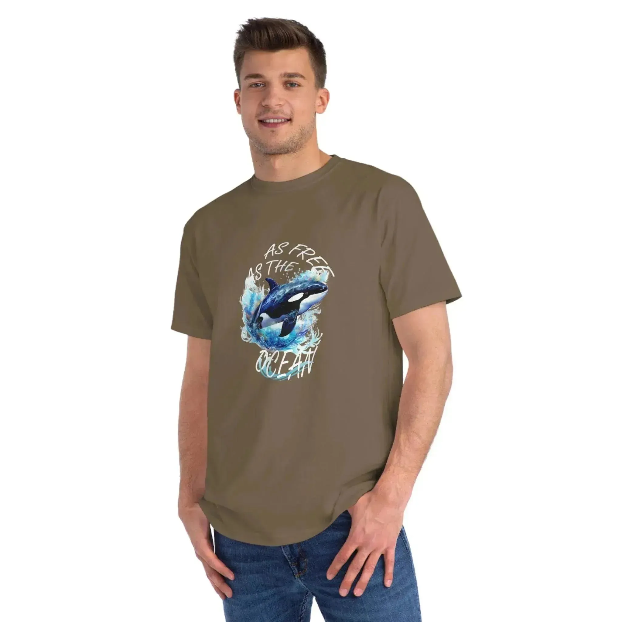 Aesthetic Ocean Dolphin Organic Unisex Classic T-Shirt