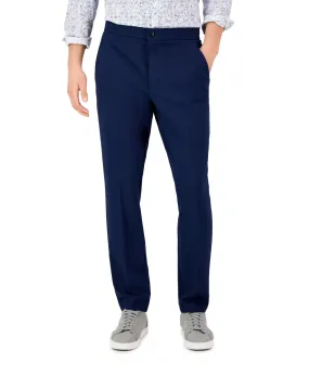 Alfani Mens Regular fit Dress Pants 38 / 32 Blue Solid
