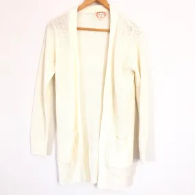 Ambiance Ivory Knit Cardigan- Size S