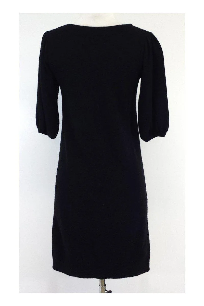 Autumn Cashmere - Black Cashmere Sweater Dress Sz XS