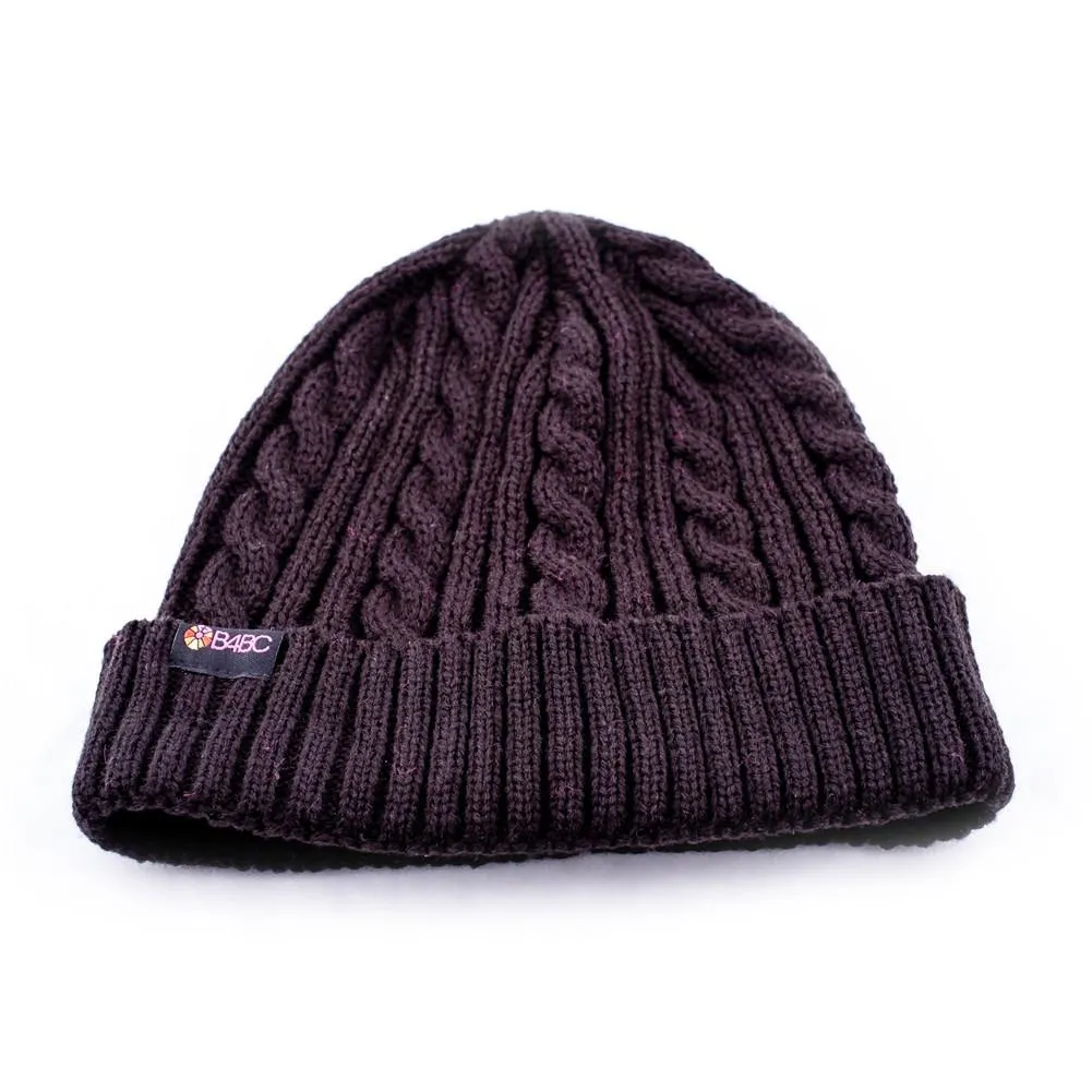 B4BC NEW ERA BLACK BEANIE
