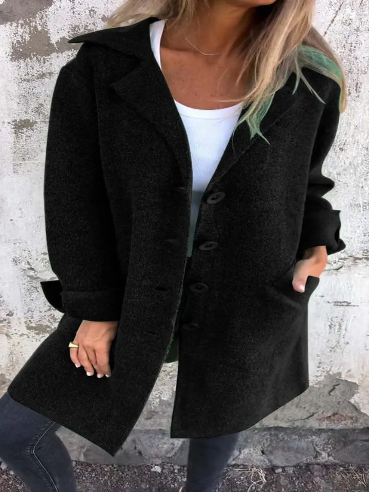 Baylee - Casual wool coat