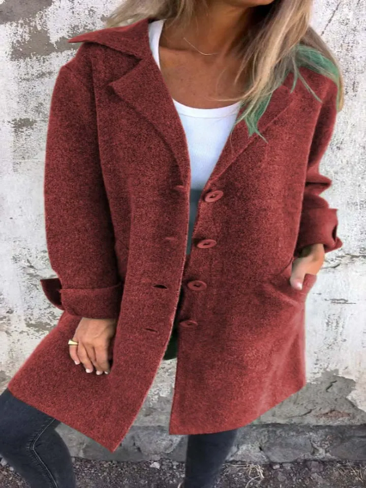 Baylee - Casual wool coat