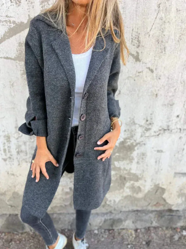 Baylee - Casual wool coat