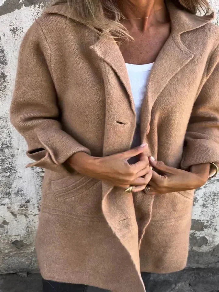 Baylee - Casual wool coat