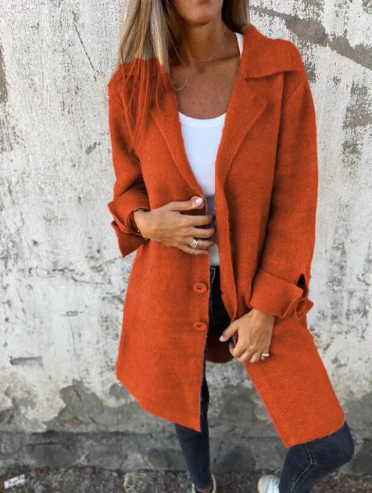 Baylee - Casual wool coat