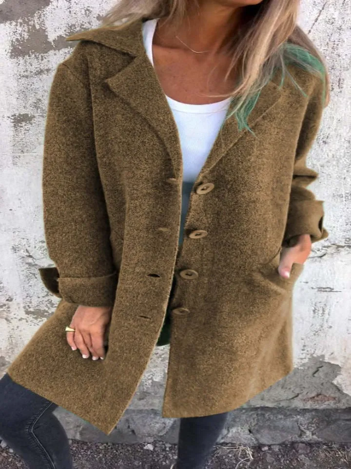 Baylee - Casual wool coat