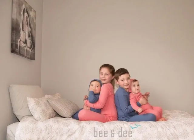 Bee &amp; Dee Denim Footie With Beanie