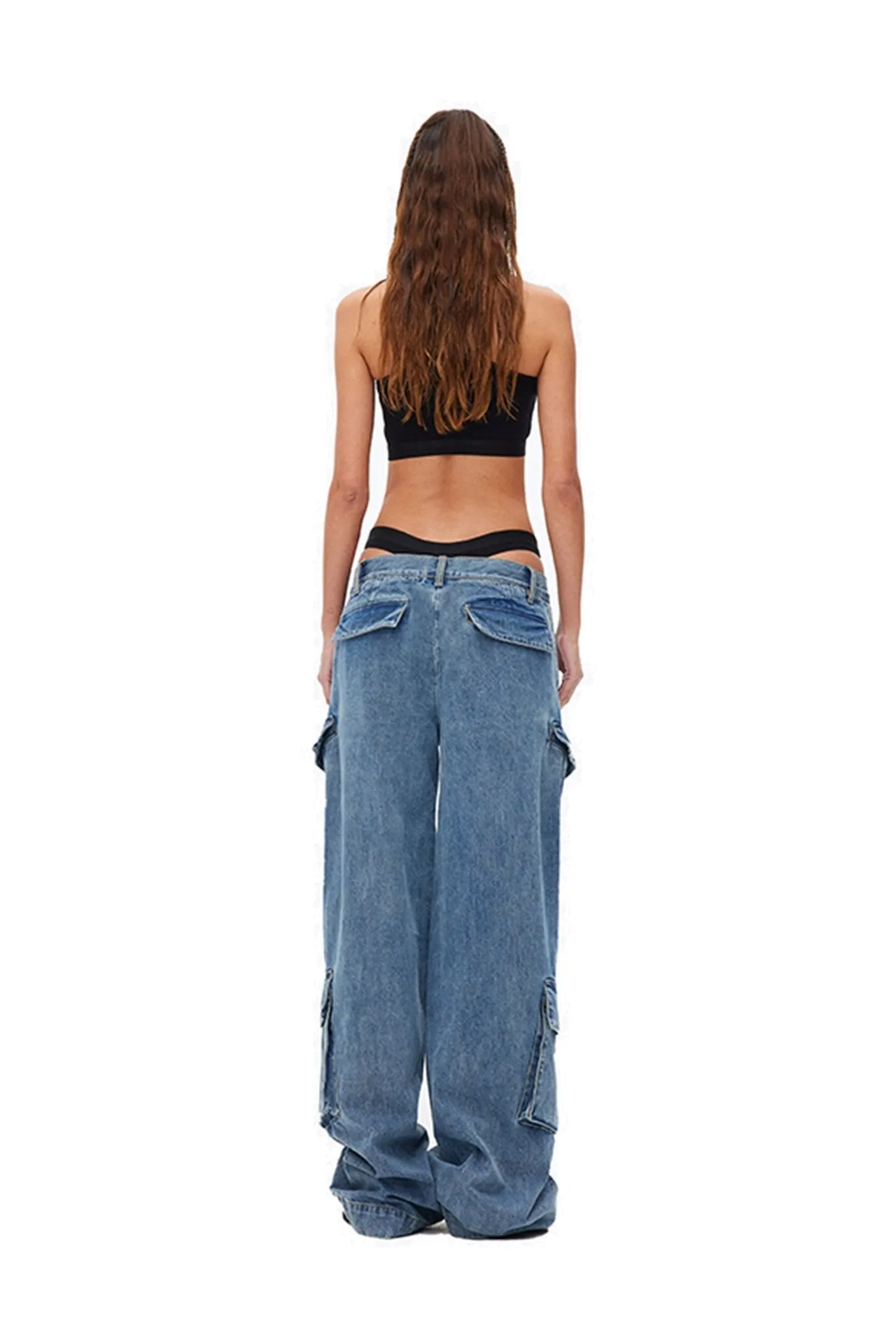 Blue Low Waist Jeans