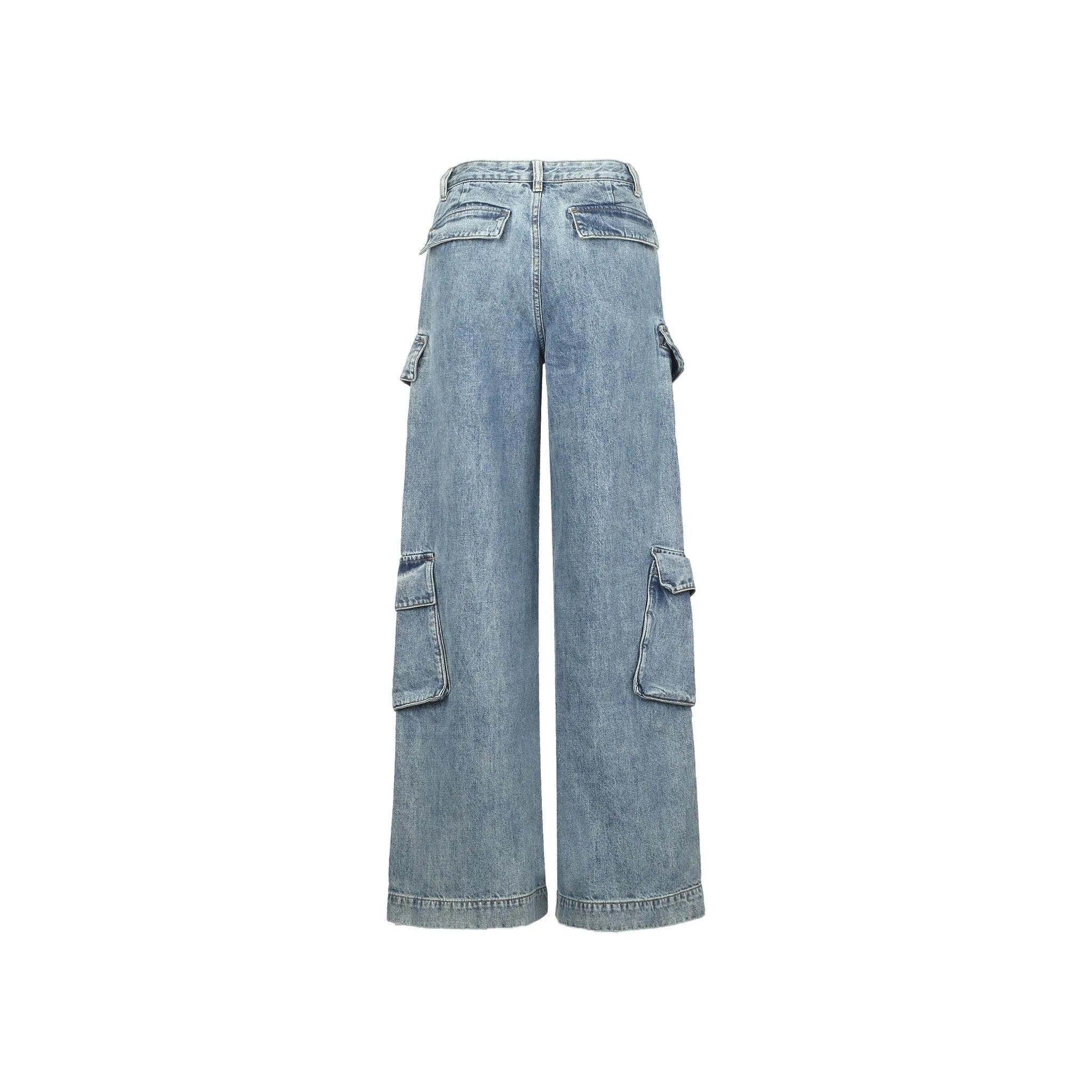 Blue Low Waist Jeans