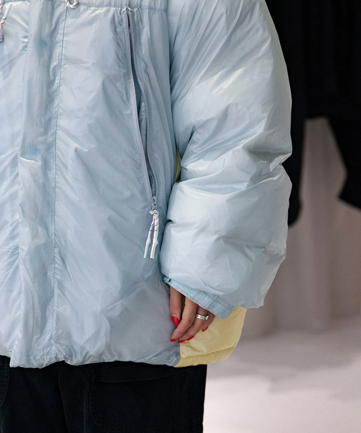 bp×NANGA sleeping bag down coat