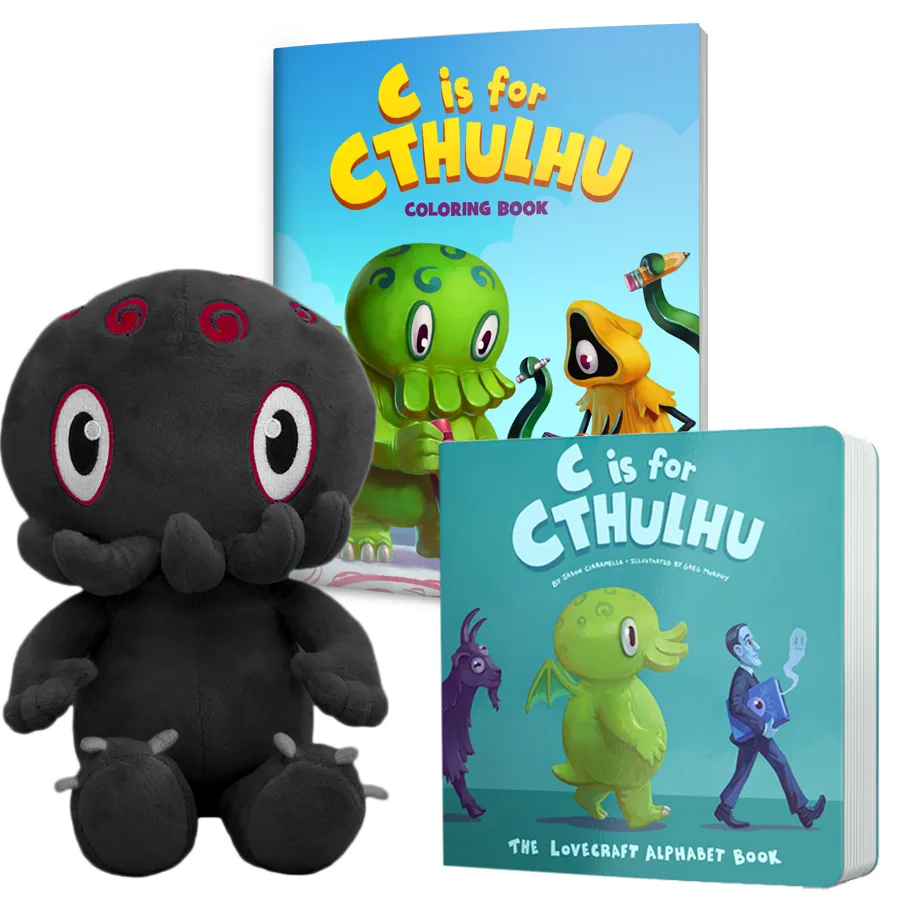 C is for Cthulhu Plush (Black)