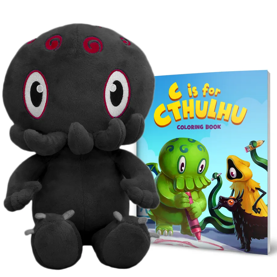 C is for Cthulhu Plush (Black)