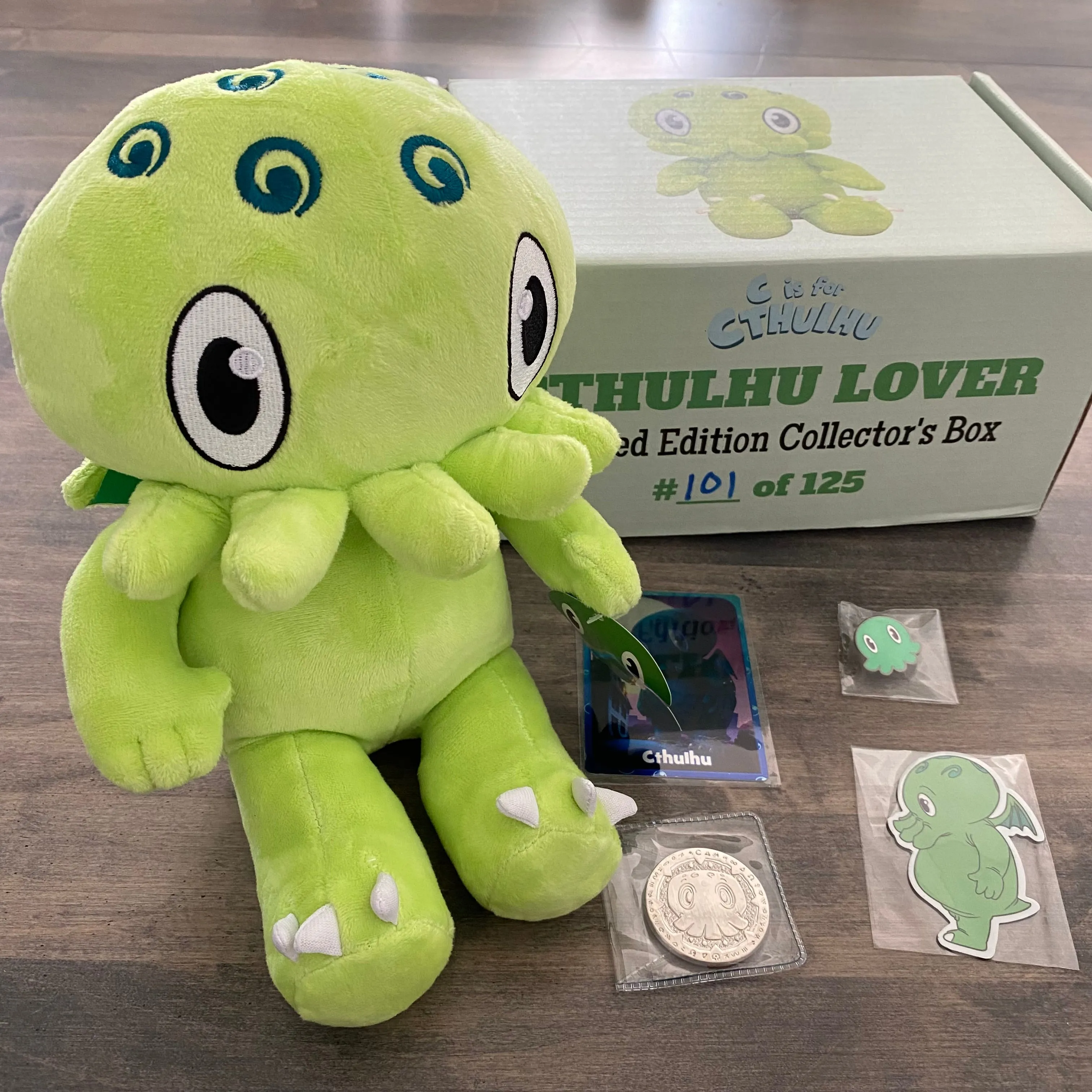 C is for Cthulhu Plush (Green)