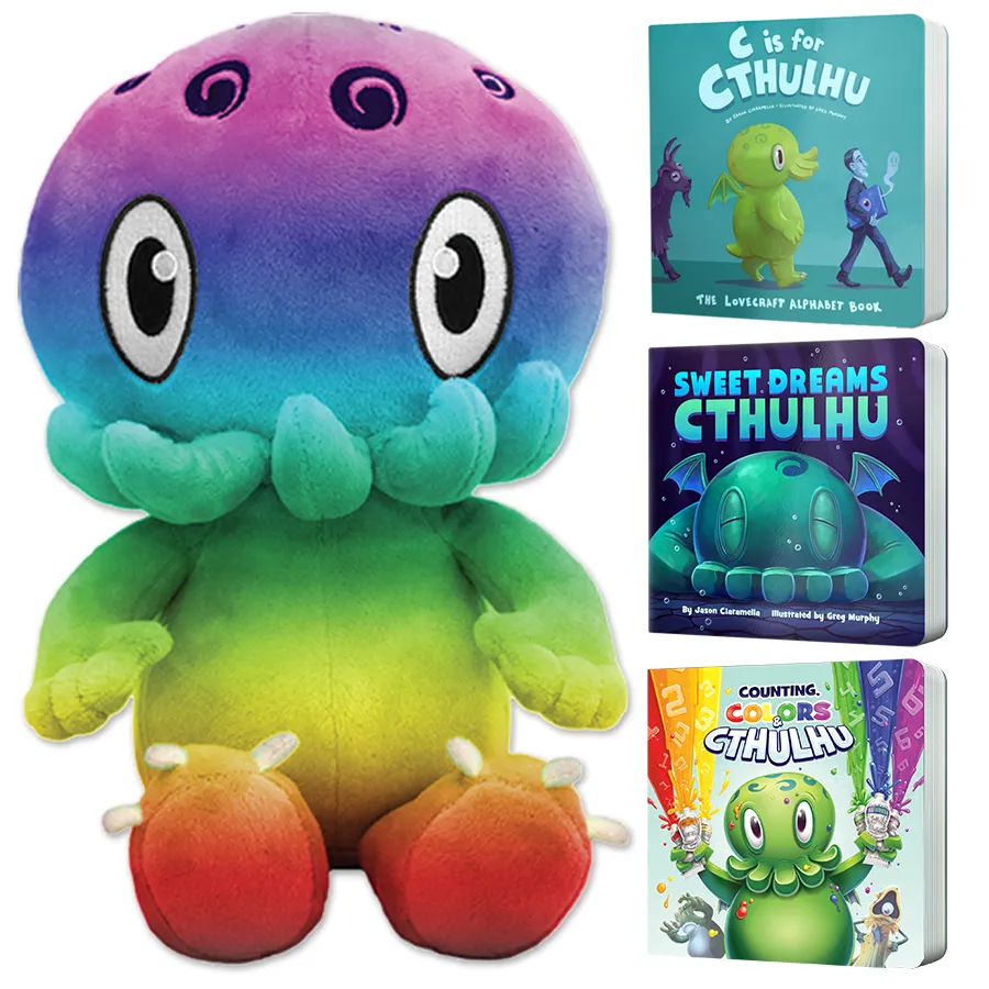 C is for Cthulhu Plush (Rainbow)