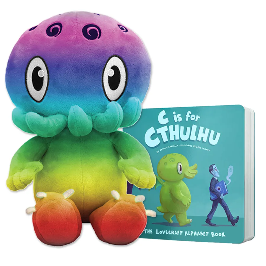 C is for Cthulhu Plush (Rainbow)