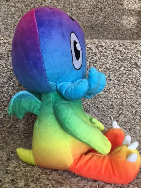 C is for Cthulhu Plush (Rainbow)