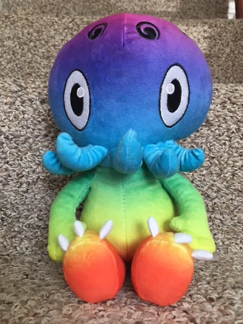 C is for Cthulhu Plush (Rainbow)