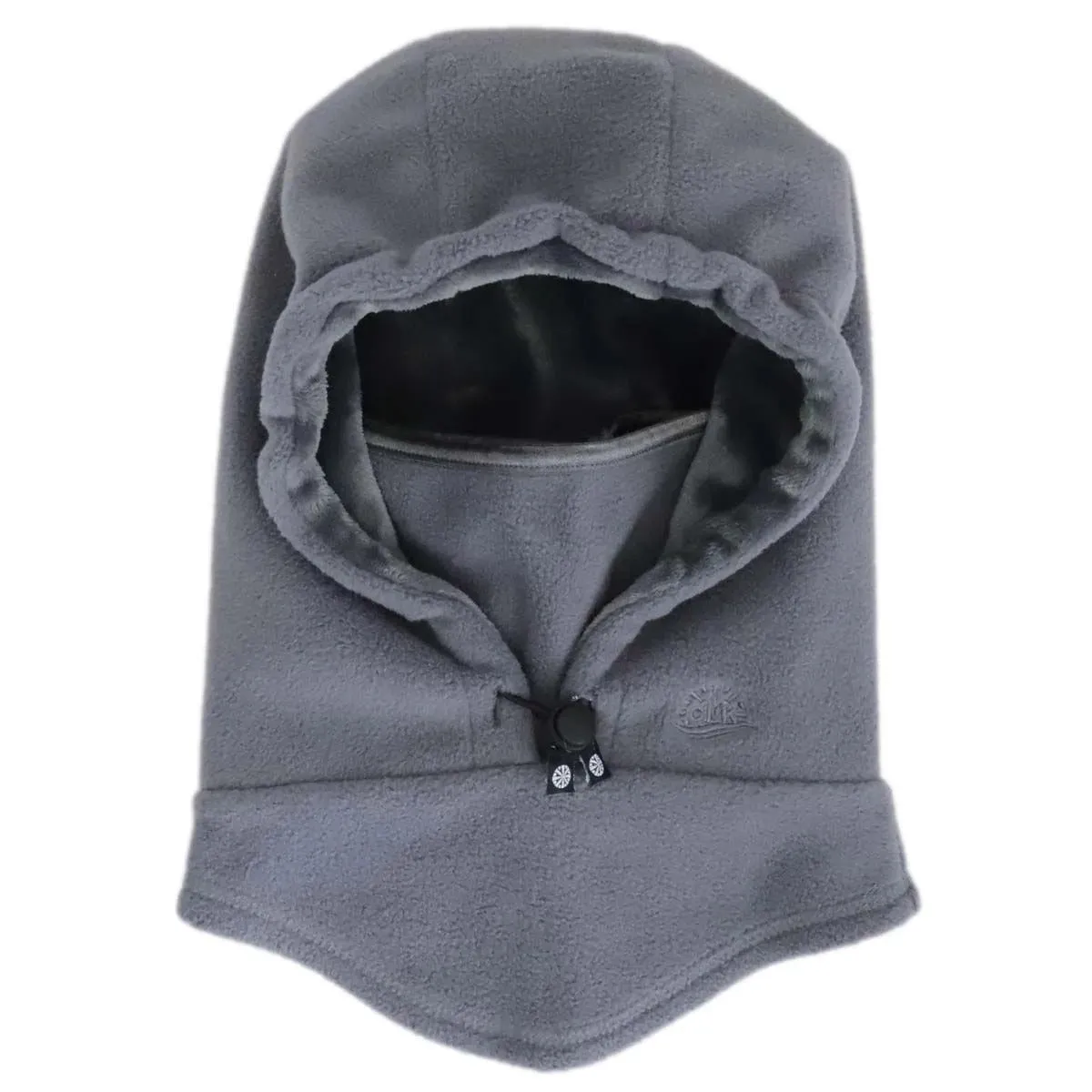 CALIKIDS 3 IN 1 MULTI FUNCTION BALACLAVA WITH DRAWSTRING-BLACK, ROSE, GRAPHITE
