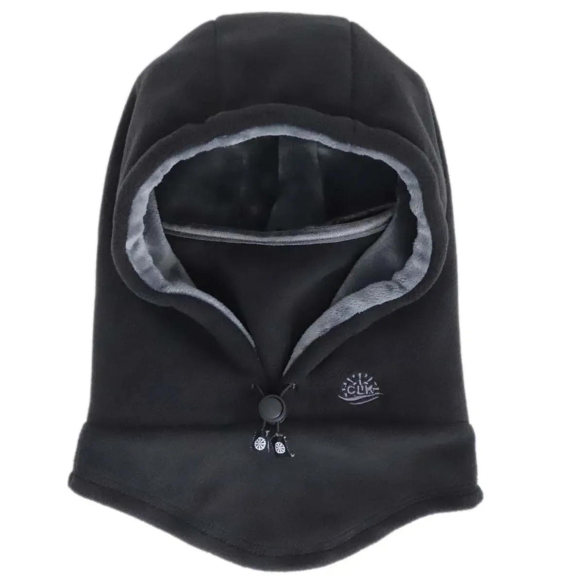 CALIKIDS 3 IN 1 MULTI FUNCTION BALACLAVA WITH DRAWSTRING-BLACK, ROSE, GRAPHITE