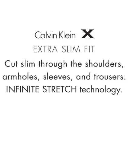 Calvin Klein Mens Slim fit Dress Pants 38 / 30 Grey