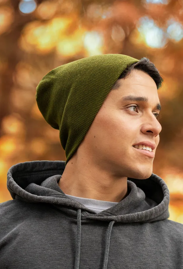 CANADA-MADE RECYCLED CLASSIC LONG BEANIE