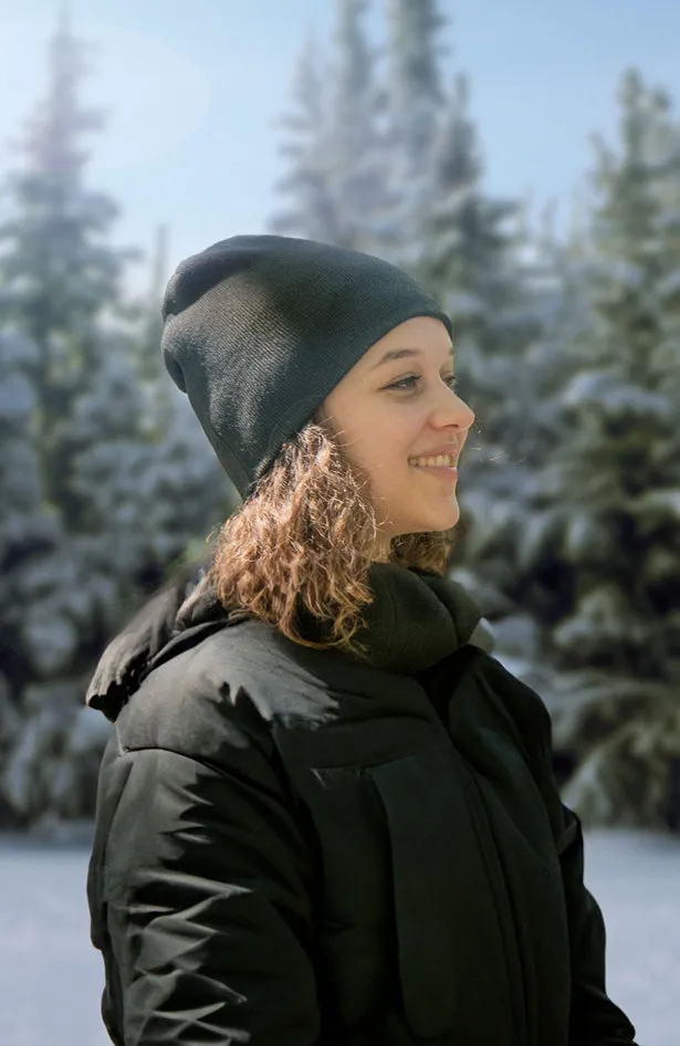 CANADA-MADE RECYCLED CLASSIC LONG BEANIE