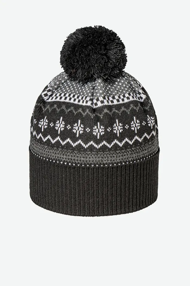 CANADA-MADE RECYCLED SNOWFLAKE POM BEANIE