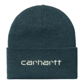 Carhartt WIP Script Beanie - Squid/Salt