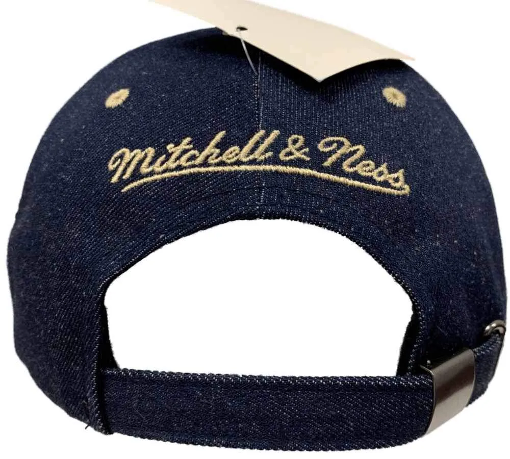 Chicago Blackhawks Mitchell & Ness Denim & Corduroy Adj. Strapback Hat Cap
