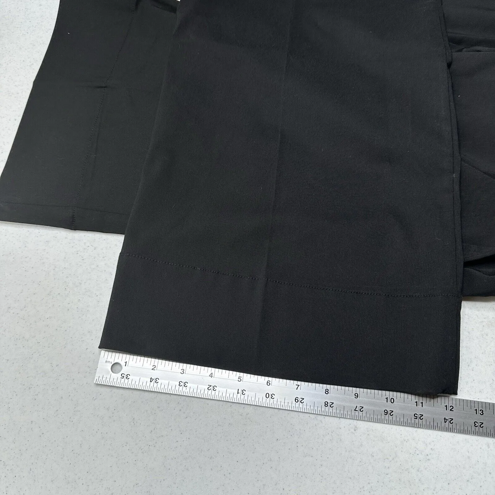 Chicos Pants 3.5 Women US 18 Wide Leg Trouser Black Dress Pant Career Office NEW