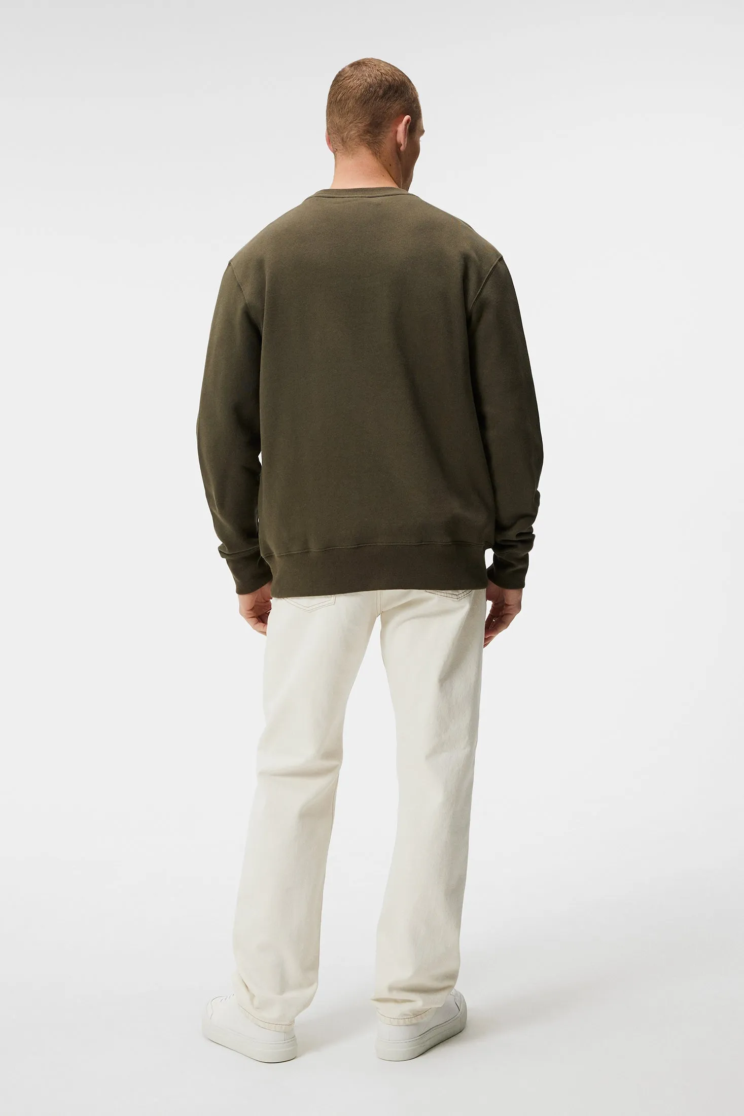 Chip Crew Neck Sweatshirt / Forest Green