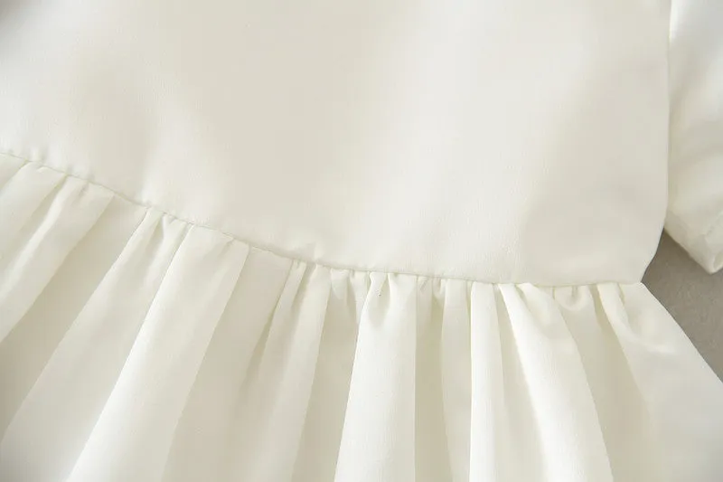 Christening Dress, Hat & Lace Cape (0-24M)