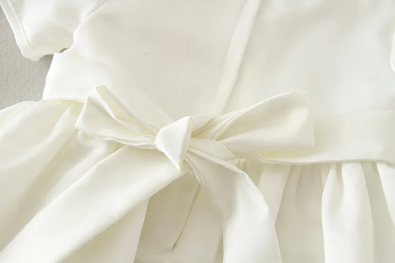 Christening Dress, Hat & Lace Cape (0-24M)