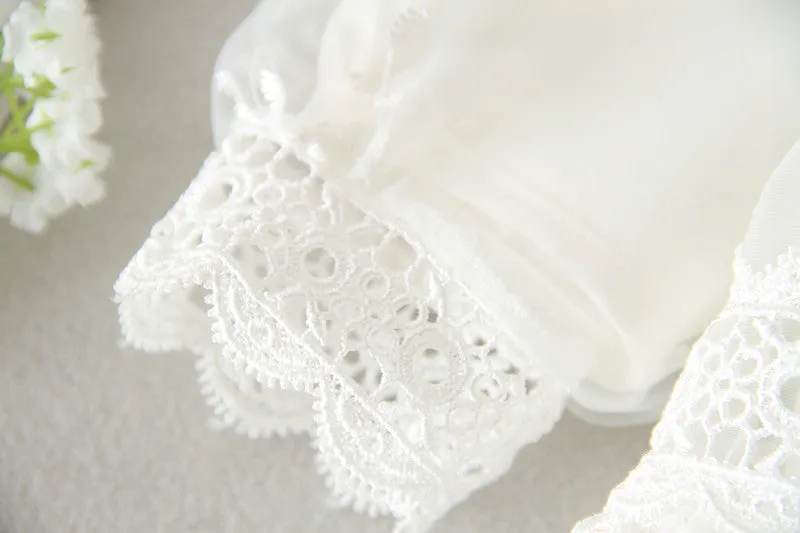 Christening Dress, Hat & Lace Cape (0-24M)